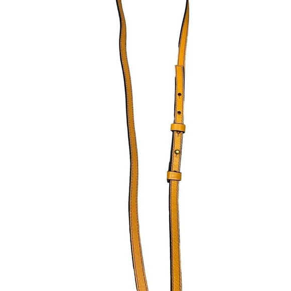 Fossil Bobbie Multicolor SLG1383721 Leather Phone Crossbody Purse Mustard Gold - Picture 8 of 10